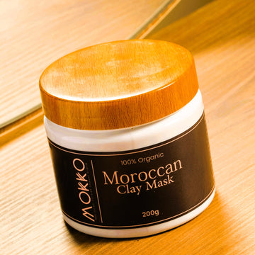Moroccan Clay Mask USA – Natural Detox, glowing skin by mokko