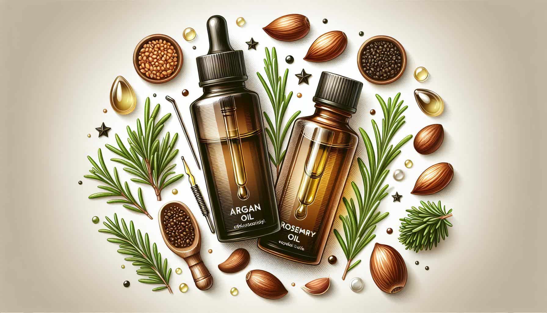  Argan oil and Rosemary Oil by mokko