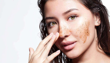 Face scrub with mokko beauty