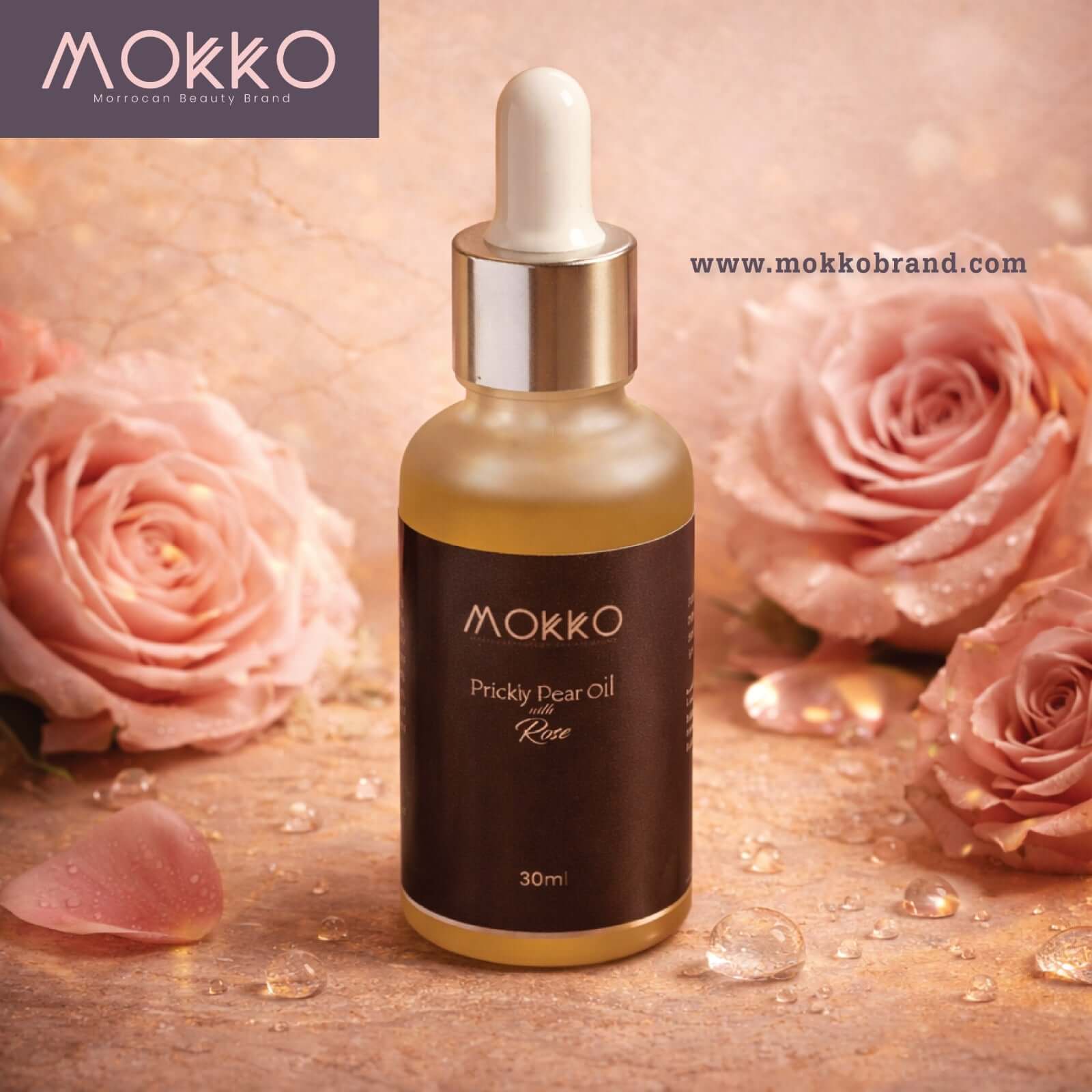 Prickly Pear rose Oil for Skin – Mokko Best Face Oil for Glow